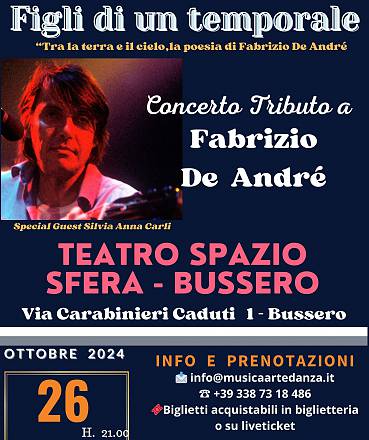 Concerto tributo a fabrizio de andre'